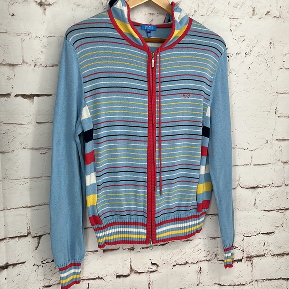 ✨VTG✨Escada Sport Zip Cardigan, Size L - Picture 2 of 9